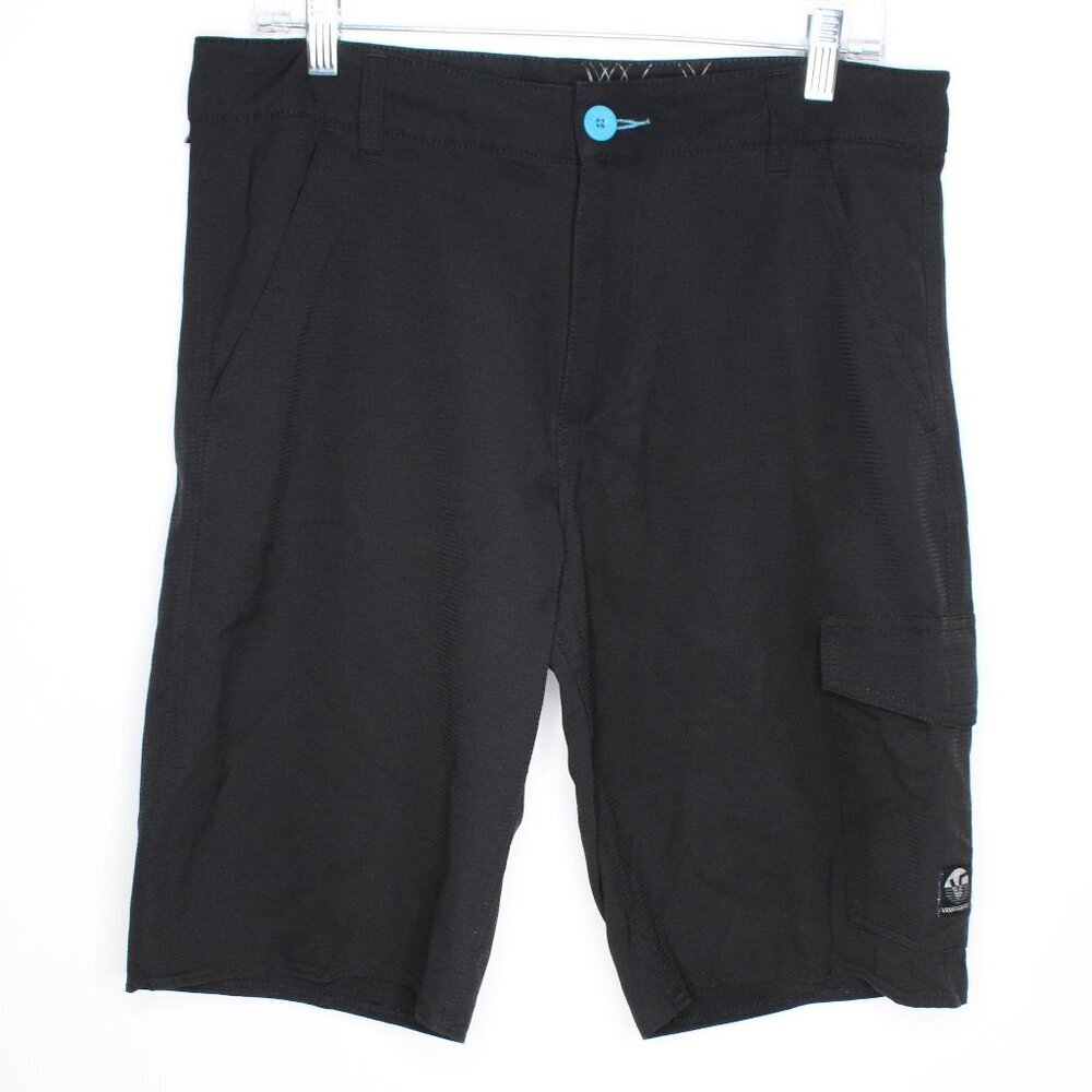 Vans Off The Wall Black Vanphibian Hybrid Cargo Shorts